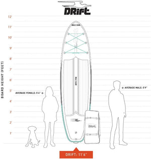 Drift 11'6" Native Inflatable Paddle Board