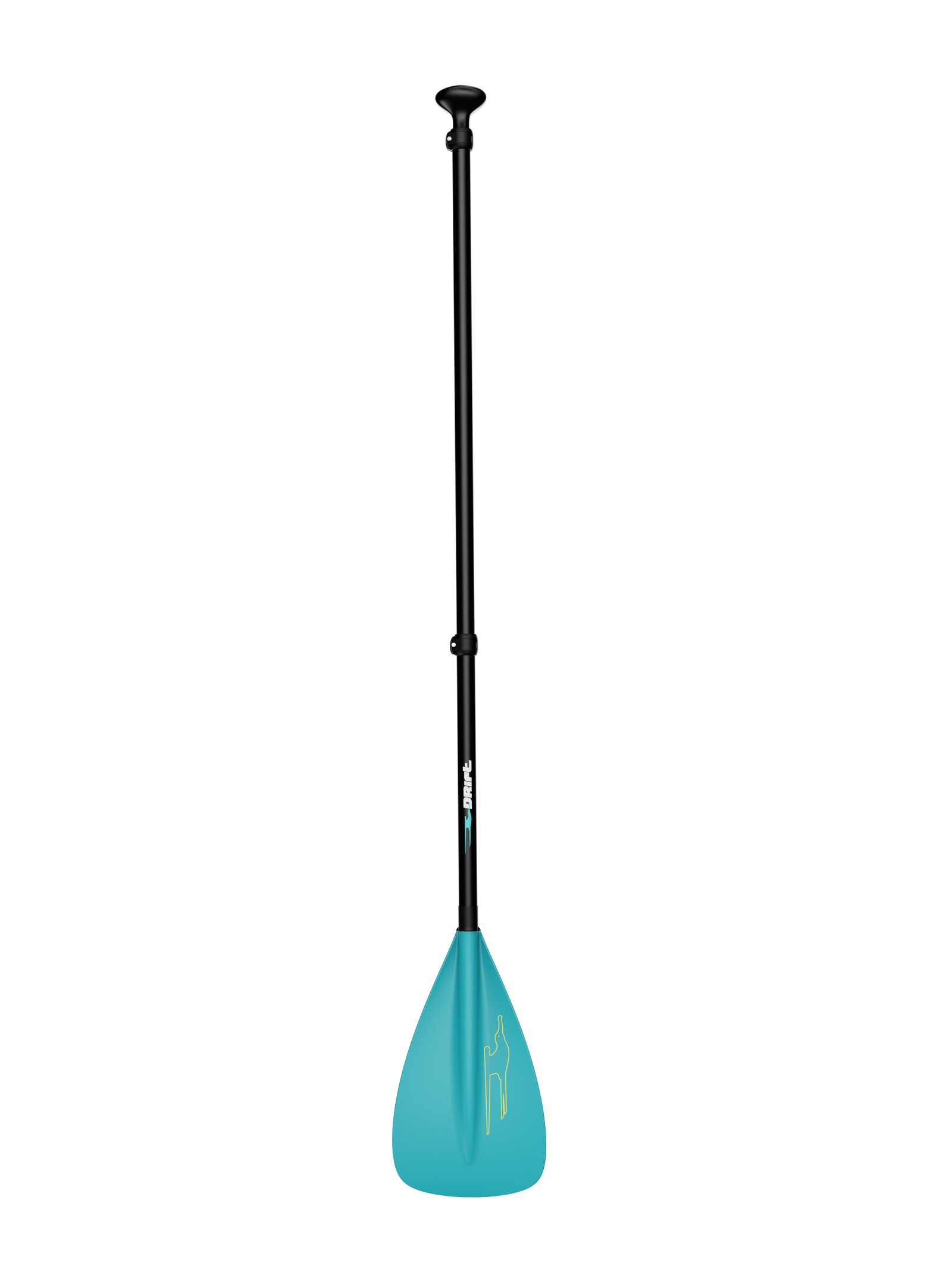 DRIFT 3 Piece Adjustable Aluminum SUP Paddle Seafoam